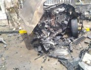 نجاة قائد العمليات المشتركة في عدن من محاولة اغتيال بسيارة مفخخة (فيديو وصور)