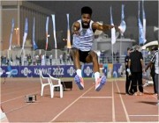 حسن دوشي يفوز بذهبية الوثب الثلاثي في دورة الألعاب الخليجية (صور)