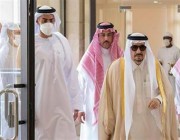 أمير الرياض يقدم العزاء في وفاة الشيخ خليفة بن زايد