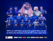 الهلال يحسم لقب الدوري الممتاز للشباب