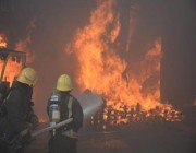 حريق هائل بمزرعة في الكويت.. وفرق الإطفاء تحاول السيطرة (فيديو)