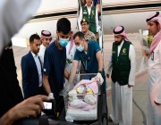 وصول التوأم السيامي اليمني مودة ورحمة إلى الرياض