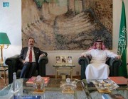 نائب وزير الخارجية يستقبل سفير جمهورية تركيا لدى المملكة
