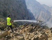 “محافظة الطائف” تعلن انتهاء العمليات الميدانية لإخماد حريق جبل وادي ضيم