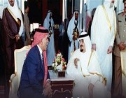 فيديو تاريخي لاستقبال الملكين فهد وعبدالله والأمير سلطان لملك الأردن السابق بالرياض قبل 27 عامًا