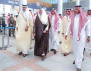 أمير مكة يزور مجمع صالات العمرة بمطار جدة ويرأس اجتماع لجنة الحج المركزية