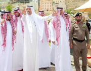 أمير الباحة يتفقد حديقة الخزامى بمحافظة بلجرشي