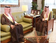 أمير الرياض يستقبل رئيس النيابة العامة بالمنطقة
