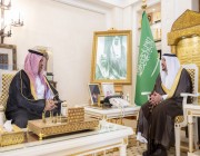 سمو أمير القصيم يستقبل الأمين العام للمركز الوطني لأبحاث الشباب بجامعة الملك سعود