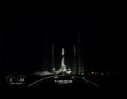 لحظة إطلاق صاروخ “سبيس إكس” وعلى متنه القمر الصناعي “غلوبال ستار إف إم 15”