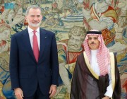 ملك إسبانيا يستقبل وزير الخارجية
