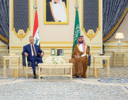 ولي العهد ورئيس الوزراء العراقي يستعرضان العلاقات الثنائية بين البلدين ومجالات التعاون المشترك