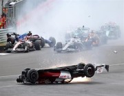بسبب حادث كبير.. توقف سباق جائزة بريطانيا لـ”فورمولا 1″