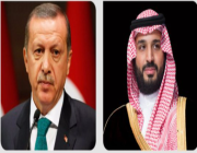 ولي العهد ورئيس جمهورية تركيا يتبادلان التهاني هاتفياً بعيد الأضحى المبارك