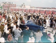 صور تاريخية ملونة للملك سعود خلال زيارته “أرامكو” قبل 68 عاما