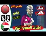 أهداف مباراة المغرب والسودان في البطولة العربية للشباب