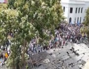 بالفيديو.. لحظة اقتحام متظاهرون لمنزل رئيس سريلانكا وفرار قوات الحرس
