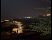 بالفيديو.. نجاة قائد مركبة من انهيار صخري على طريق “الحزام” بـ”جازان”