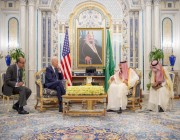 خادم الحرمين الشريفين يلتقي الرئيس جوزيف بايدن بقصر السلام في جدة