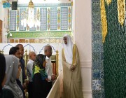 رئيس جمهورية المالديف يزور المسجد النبوي