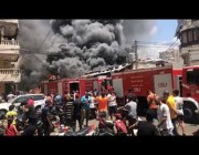 فرق الإطفاء تخمد حريقاً هائلاً اندلع في مولدات بضاحية بيروت الجنوبية