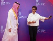 فيصل بن فرحان يصل إلى مقر انعقاد اجتماع وزراء خارجية دول مجموعة العشرين