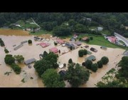 فيضانات تغرق العديد من المنازل في كنتاكي الأمريكية