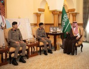 نائب أميرِ مكة يستقبلُ مديرَ شرطةِ المنطقة