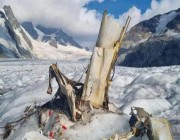 سويسرا: العثور على حطام طائرة سقطت في نهر جليدي قبل 54 عامًا