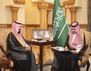 أمير منطقة مكة المكرمة بالنيابة يستقبل رئيس الهيئة العامة للموانئ