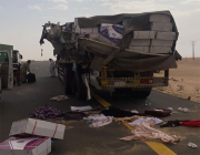 حالتا وفاة و١١ إصابة في حادث بطريق “الطائف– الرياض”