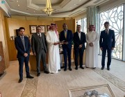 سفير المملكة لدى مصر يلتقي بمدير مكتب الخطوط السعودية الجديد