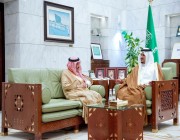 سمو أمير الرياض بالنيابة يستقبل مدير فرع وزارة النقل بالمنطقة