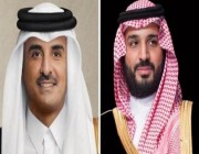 أمير قطر يهنئ ولي العهد بمناسبة صدور الأمر الملكي بأن يكون رئيسًا لمجلس الوزراء