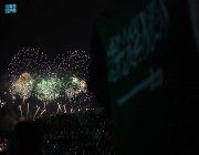 الألعاب النارية تُضيء سماء المدينة المنورة ابتهاجاً باليوم الوطني ال ٩٢