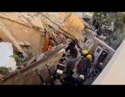 انهيار مبنى من 4 طوابق في عمَّان بالأردن.. ورجال الإنقاذ يبحثون عن ناجين بين الأنقاض