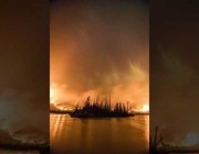 حريق هائل يلتهم مساحات واسعة داخل إحدى الحدائق الكبرى في كندا
