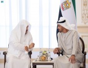 رئيس دولة الإمارات يستقبل رئيس مجلس الشورى