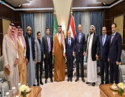 رئيس مجلس القيادة الرئاسي اليمني يستقبل سمو وزير الدفاع