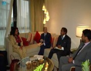 رئيس وزراء إثيوبيا يستقبل المستشار بالديوان الملكي أحمد قطان