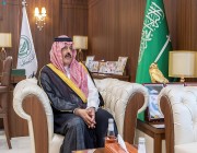 سمو أمير حائل يستقبل رئيس اللجنة الوطنية العقارية باتحاد الغرف السعودية