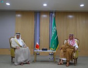 سمو وزير الخارجية يلتقي وزير خارجية البحرين