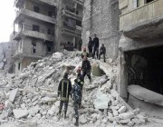 عشرة قتلى على الأقل بانهيار مبنى في حلب