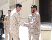 قائد القوات المشتركة يستقبل رئيس الجهاز العسكري بوزارة الحرس الوطني