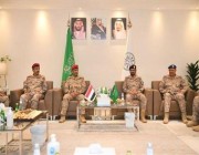 قائد القوات المشتركة يستقبل رئيس هيئة الأركان العامة اليمنية