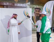الباحة تستقبل شعلة الألعاب الأولمبية السعودية 2022 (صور)