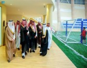 الأمير أحمد بن فهد يزور أكاديمية أبيكس الرياضية لنادي الفتح