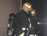“مدني جدة” يخمد حريقاً اندلع في شقة سكنية بحي النسيم (صور)