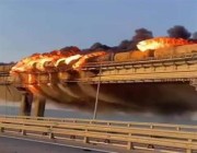 وصفه بالعمل الإرهابي .. بوتين يتهم أوكرانيا بتفجير جسر القرم