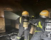 “مدني العارضة” يخمد حريقًا في منزل بقرية القصبة